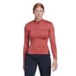 adidas MT Half Zip Shirt Femme Rot