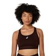 ASICS Road Compression Bra Dame Braun
