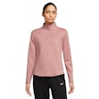 Nike Therma-FIT One 1/2 Zip Shirt Dame Rosa