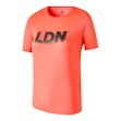 New Balance Athletics T-shirt Women Neonorange