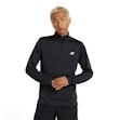 New Balance Sport Knit Quarter Zip Shirt Herre Schwarz