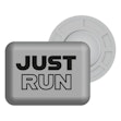 BibBits Race Number Magnets - Just Run Grau