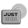 BibBits Race Number Magnets - Just Run Grau