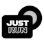 BibBits Race Number Magnets - Just Run Svart