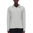 New Balance Space Dye Quarter Zip Shirt Homme Grau