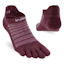 Injinji Run Lightweight No-Show Wool Socks Unisex Purple