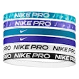 Nike Flex Classic Headbands 6-Pack Printed Unisexe Blau