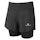 Ronhill Tech Twin 4.5 Inch Short Damen Black