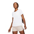 Nike Dri-FIT Race T-shirt Femme Weiß