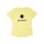 SAYSKY Logo Flow T-shirt Women Yellow