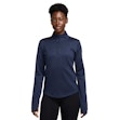Nike One Therma-FIT Half Zip Mid Layer Damen Blau