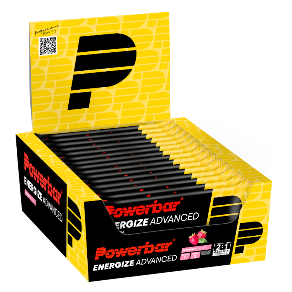 Auto Powerbar Powerbar Energize Advanced Bar Raspberry Box
