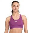 Nike Dri-FIT Swoosh High-Support Sports Bra Dam Lila