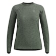 Odlo Essential Seamless Crew Neck Shirt Dam Grün