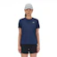 New Balance Athletics T-shirt Dame Blå