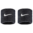 Nike Swoosh Classic Wristbands 2-Pack Unisex Schwarz