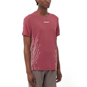 Salomon Sense Aero Graphic T-shirt Herre Salomon Sense Aero Graphic T-shirt Herre