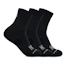 HOKA Quarter Run Sock 3-Pack Unisex Schwarz