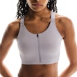 On Endurance Bra Zip Dame Creme