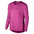 Nike Miler Shirt Dame Rosa