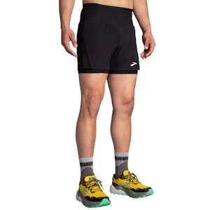 Brooks High Point 5 Inch 2in1 Short Homme Brooks High Point 5 Inch 2in1 Short Homme