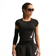 Nike Tempo Swoosh Run Dri-FIT T-shirt Femme Black