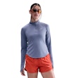 Nike Tempo Flash Dri-FIT Half Zip Shirt Damen Lila