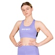 SAYSKY Logo Combat Sports Bra Damen Lila