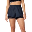Brooks Dash 2-in-1 Shorts Dame Schwarz