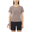 Salomon Shakeout Air Crop T-shirt Femme Marron