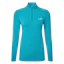 Ronhill Core Thermal 1/2 Zip Shirt Femme Bleu
