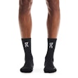 On Core Run Sock High 2P Unisex Schwarz