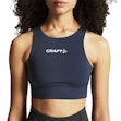 Craft Rush 2.0 Crop Top Dam Blau