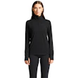 Craft Flow Half Zip Shirt Dam Svart