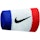 Nike Swoosh Doublewide Wristband 2-pack Unisexe Mehrfarbig