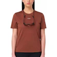 Salomon Shakeout Core T-shirt Femme Marron