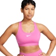 Nike Swoosh Dri-FIT Medium Support Padded Sports Bra Women Rosa