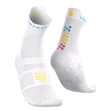 Compressport Pro Racing Socks v4.0 Run High - IRONMAN 2026 Unisex Hvid