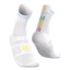 Compressport Pro Racing Socks v4.0 Run High - IRONMAN 2026 Unisex Hvid