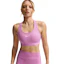 Nike Swoosh Dri-FIT Medium Support Padded Sports Bra Dam Rosa