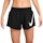 Nike One Swoosh Dri-FIT Mid-Rise 3 Inch Brief-Lined Hybrid Shorts Femme Schwarz