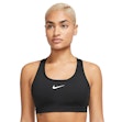Nike Swoosh Medium-Support Sports Bra Femme Black