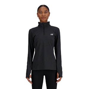 New Balance Space Dye Quarter Zip Shirt Femme New Balance Space Dye Quarter Zip Shirt Femme