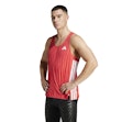 adidas Adizero Singlet Homme Rot